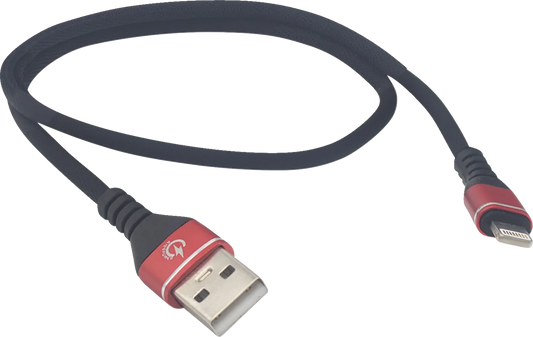18" Male USB to Male Lightning Phone Charging Cable 3.0