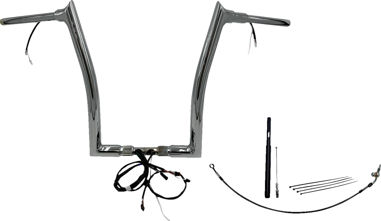 EZ Install Wired 1-1/2" Pointed Top Handlebar Kit