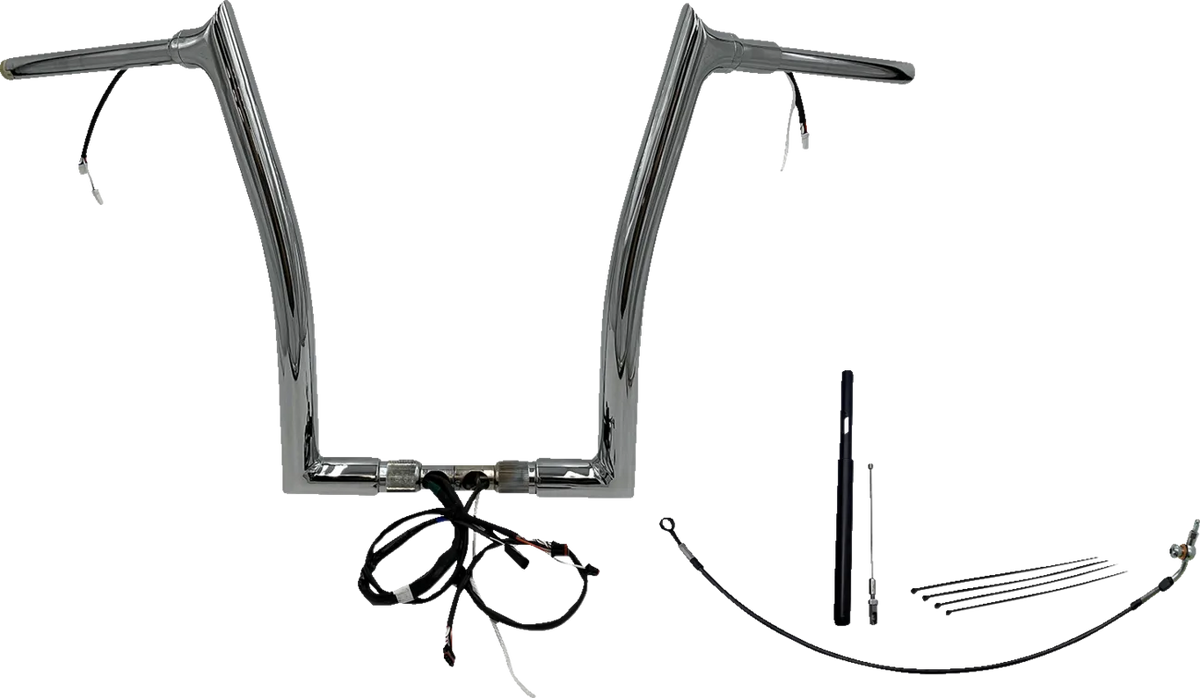 EZ Install Wired 1-1/2" Pointed Top Handlebar Kit