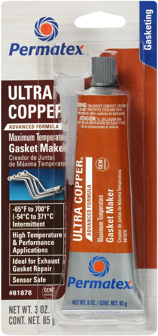 Ultra Copper® Maximum Temperature RTV Silicone Gasket Maker