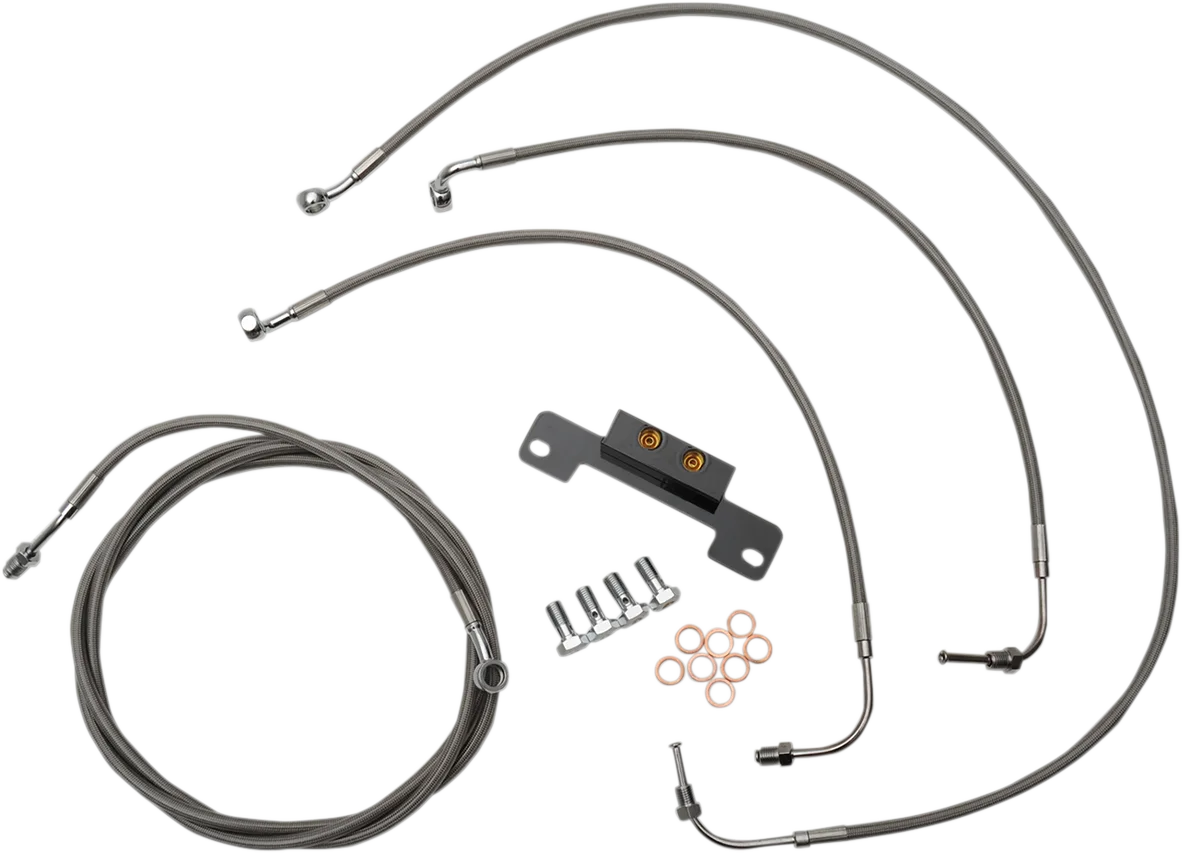 Standard Black Vinyl Handlebar Cable/Brake Line Kit — Ape Hanger