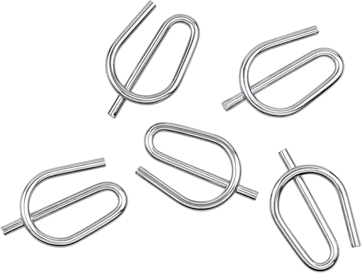 Chrome Rear Axle Nut Spring Clip
