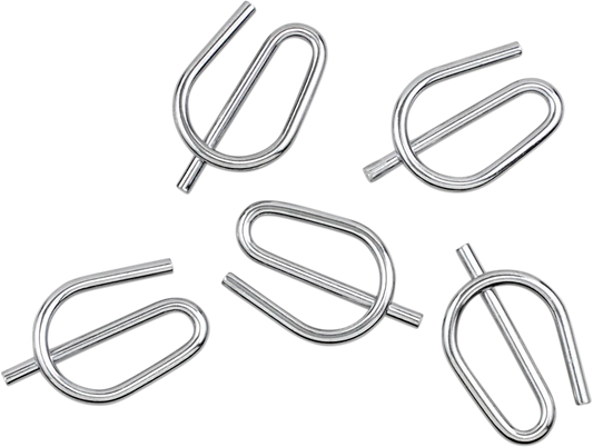 Chrome Rear Axle Nut Spring Clip