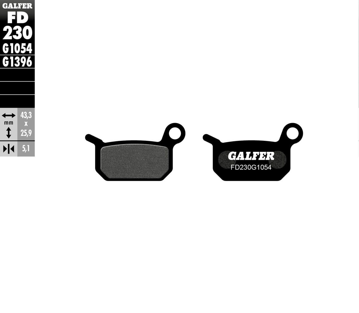 G-Semi-Metallic Brake Pads