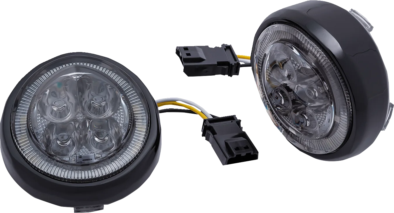 LED Fang® Front Signal Light Inserts with Bezel
