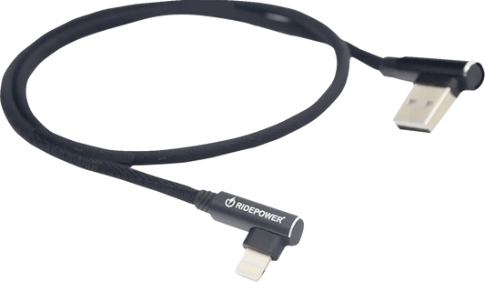 90° USB to 90° Lightning Cable