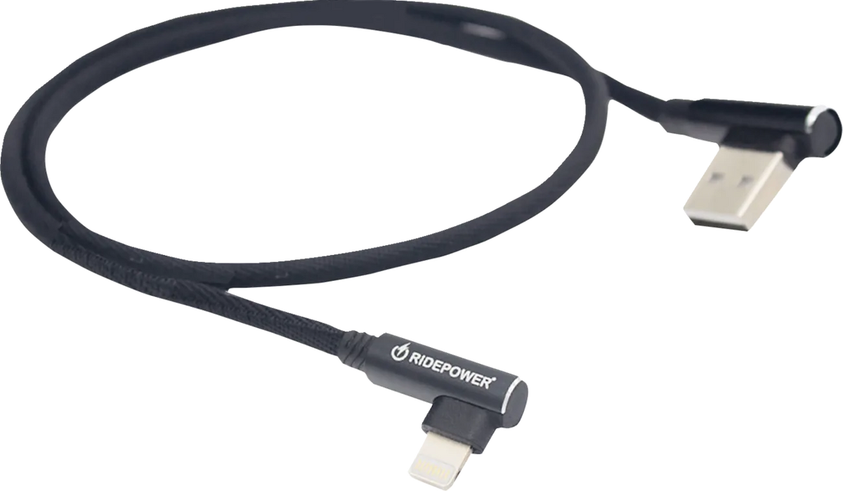 90° USB to 90° Lightning Cable