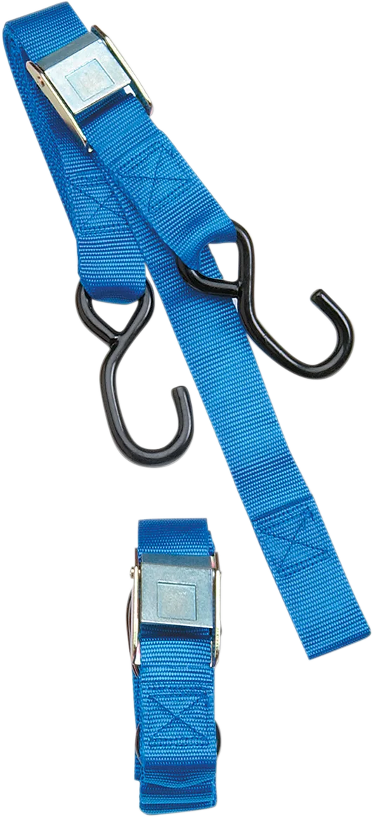 1" Heavy-Duty Cam Buckle Tie-Downs with Built-In Assist