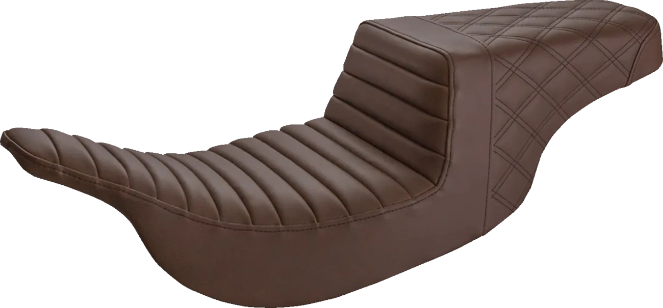 Step-Up Seat — Front Tuck-n-Roll/Rear Lattice Stitch