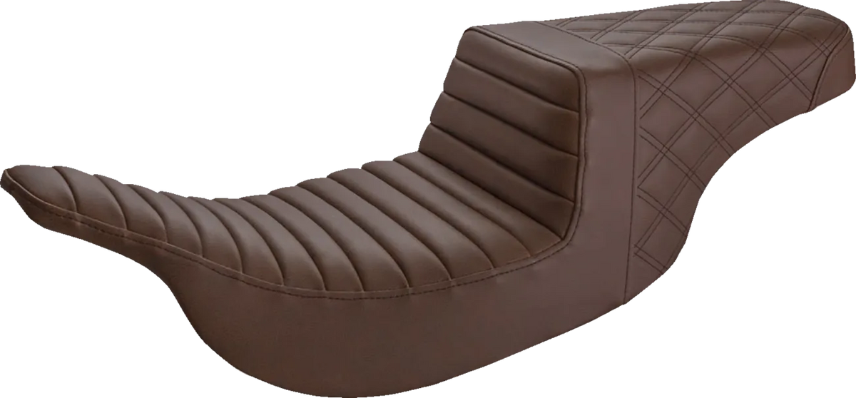 Step-Up Seat — Front Tuck-n-Roll/Rear Lattice Stitch