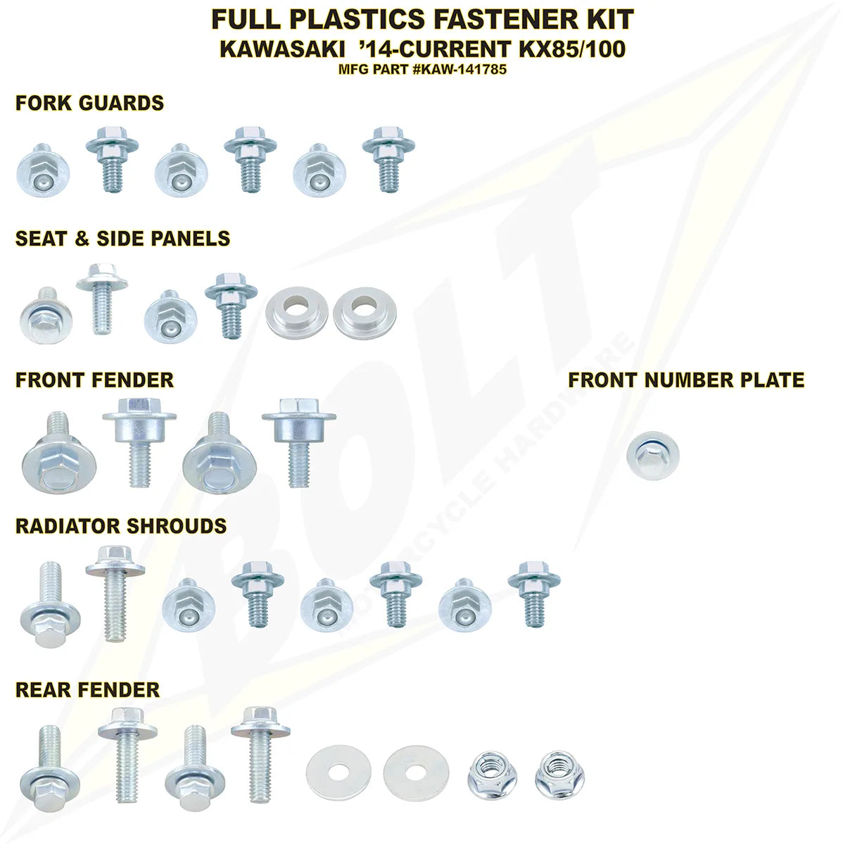 Body Work Fastener Kit