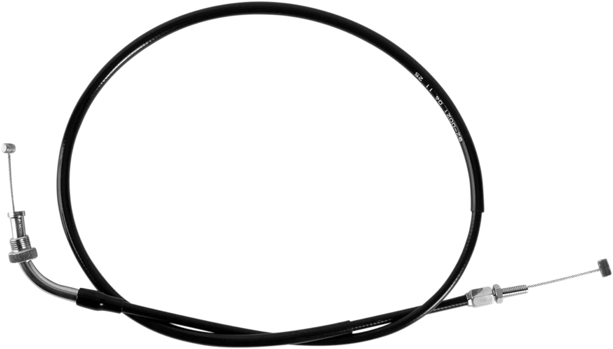 Black Vinyl Throttle Cable