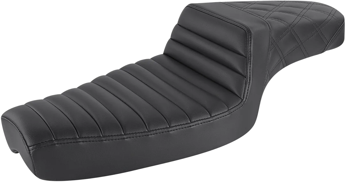 Step-Up Seat — Front Tuck-n-Roll/Rear Lattice Stitch