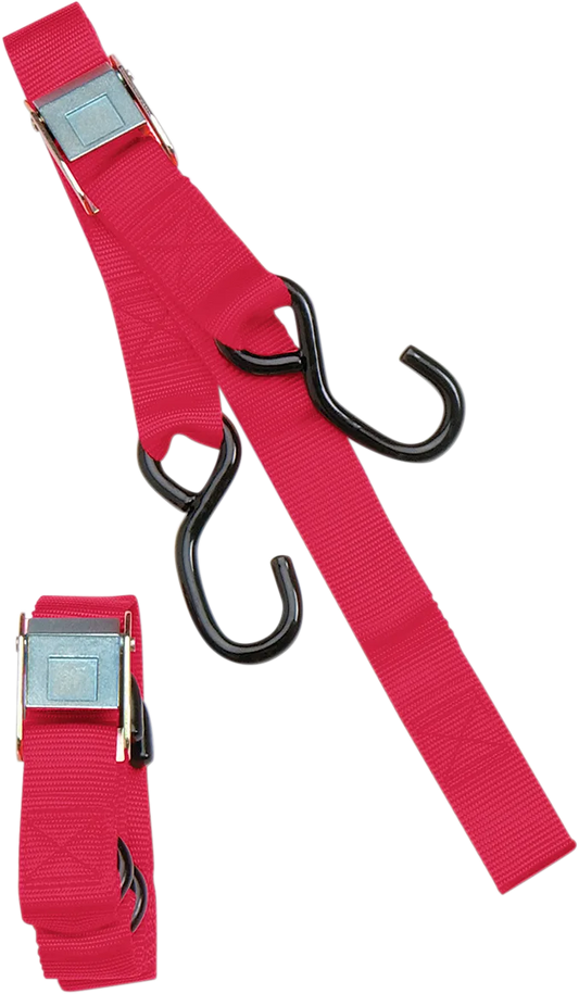 1-1/2" Heavy-Duty Cam Buckle Tie-Downs with Built-In Assist