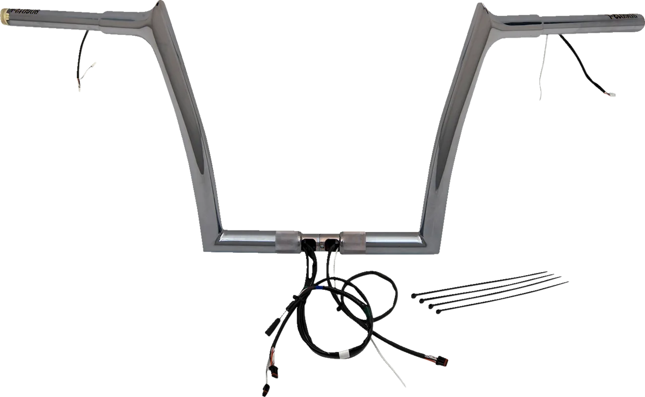 EZ Install Wired 1-1/4" Pointed Top Handlebar Kit