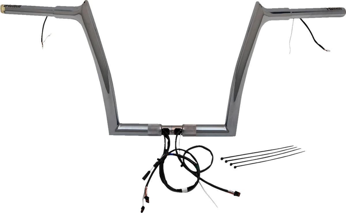EZ Install Wired 1-1/4" Pointed Top Handlebar Kit