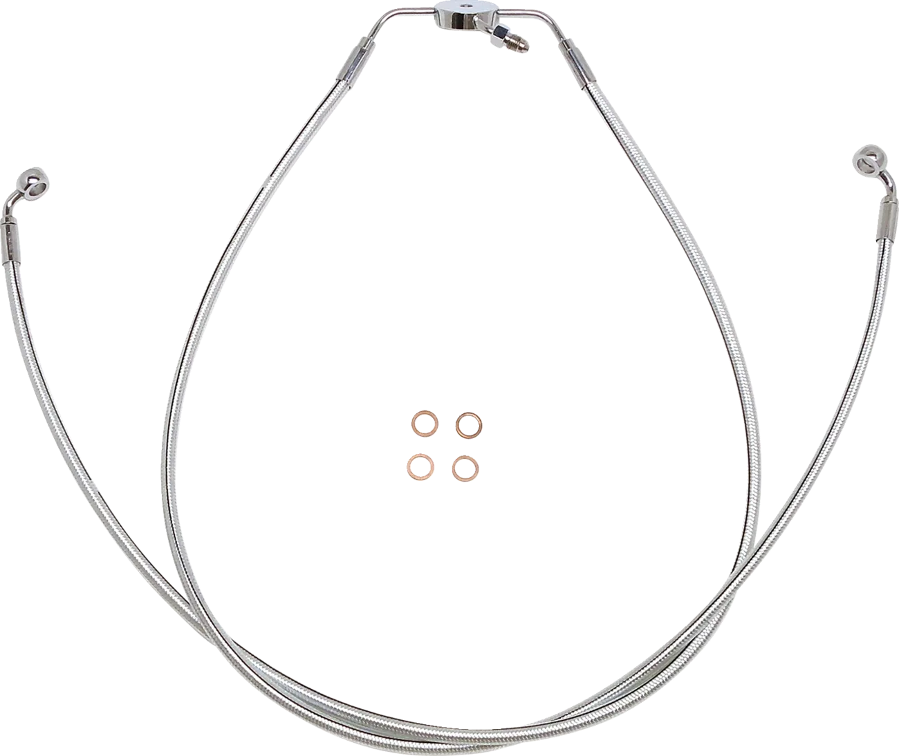 Designer Series Braided Non-ABS Lower Brake Line Assemblies