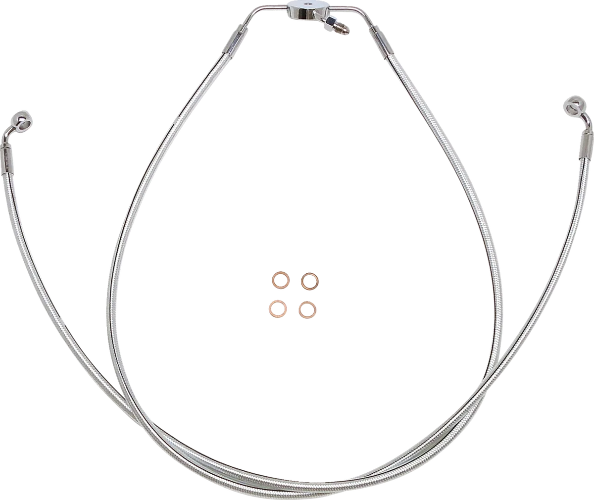 Designer Series Braided Non-ABS Lower Brake Line Assemblies