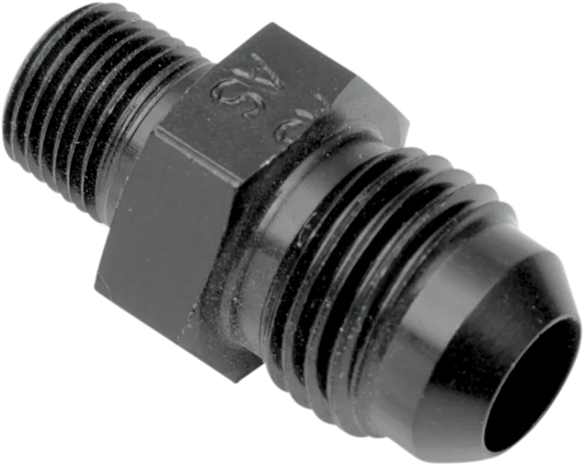 Oil Line Fitting — 1/4" NPT Male/-6 AN Male