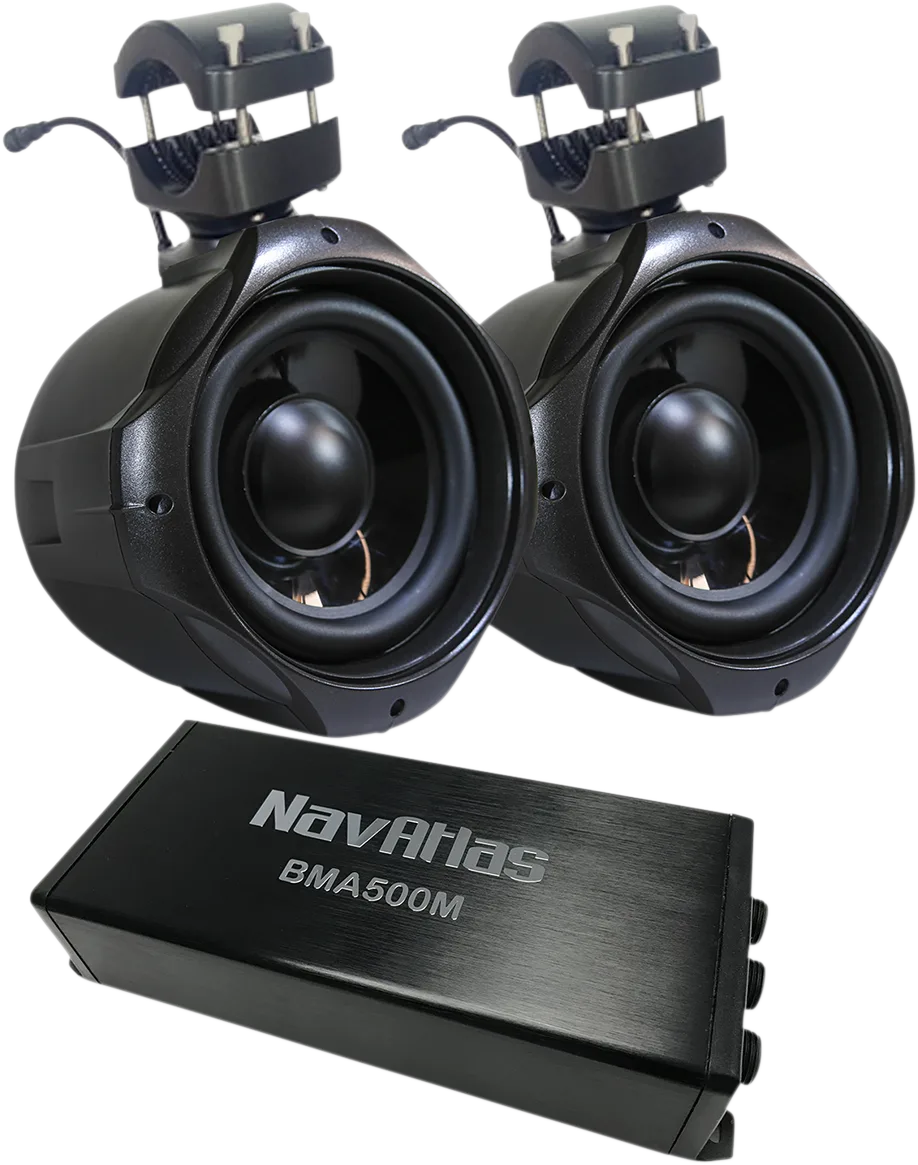 8” Passive Roll-Cage Subwoofers and BMA500M Class D Monoblock Amplifier