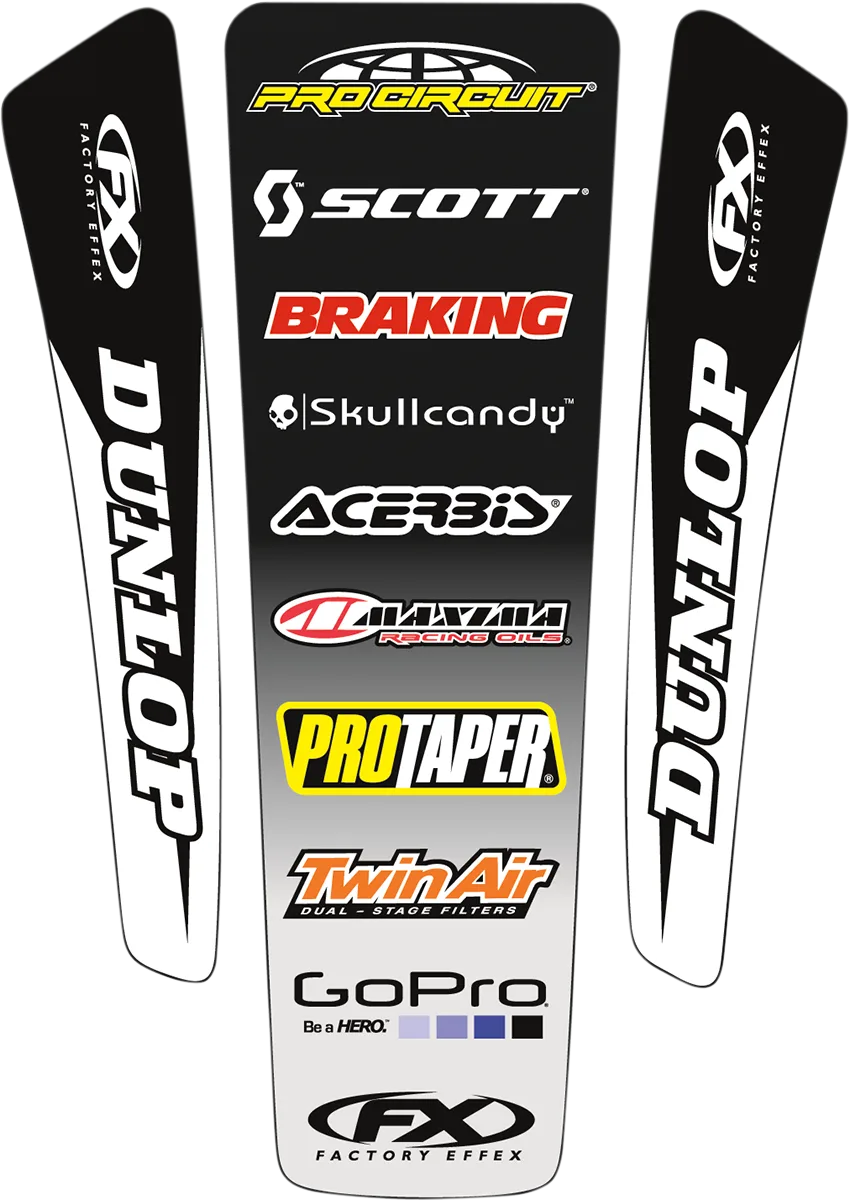 Universal Rear Fender Decal Kit