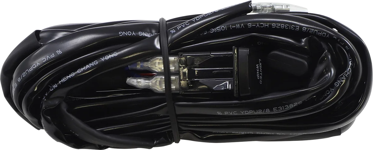 LED Whip Rocker Switch Wiring Harness
