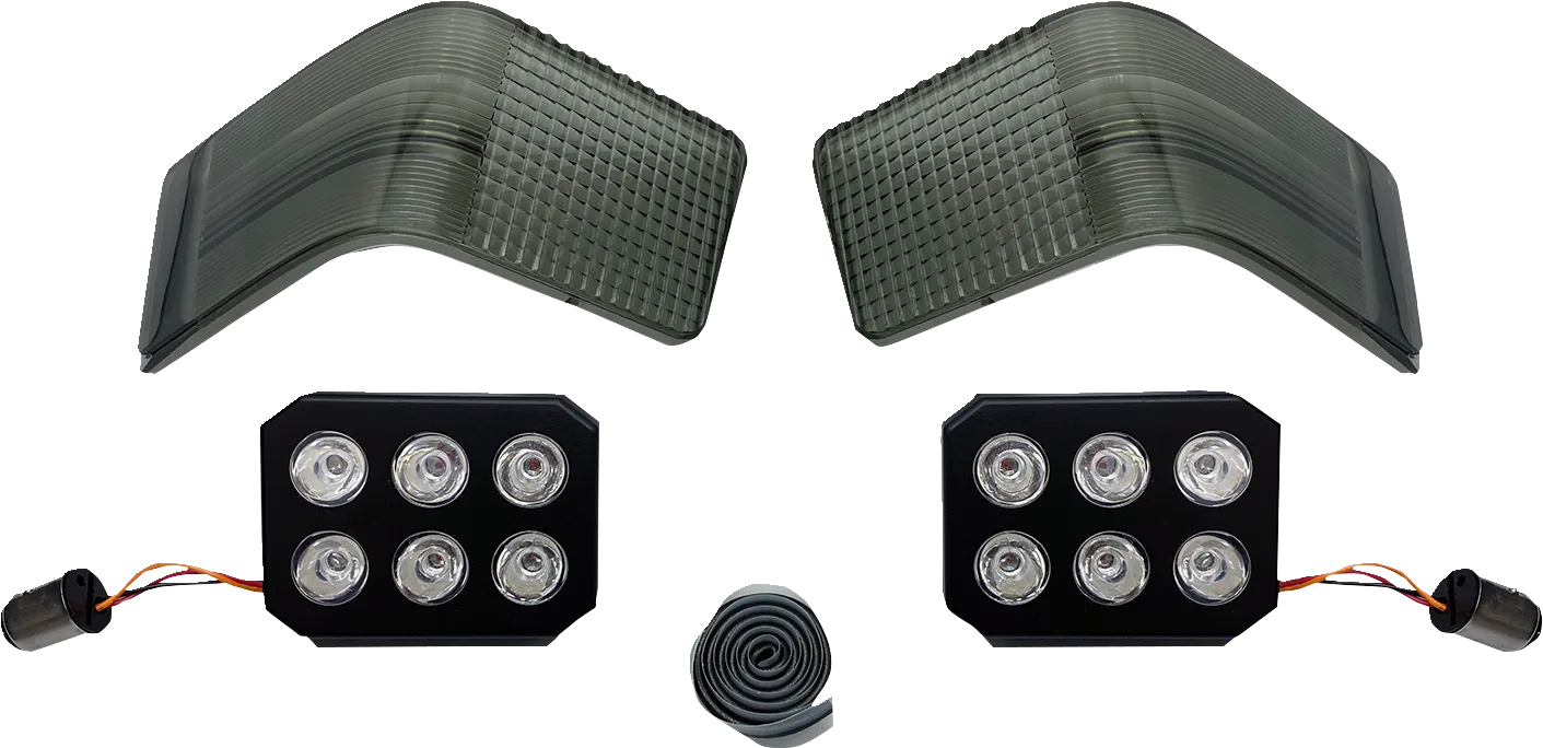 LED Tour-Pak Run/Brake Lights with Lenses