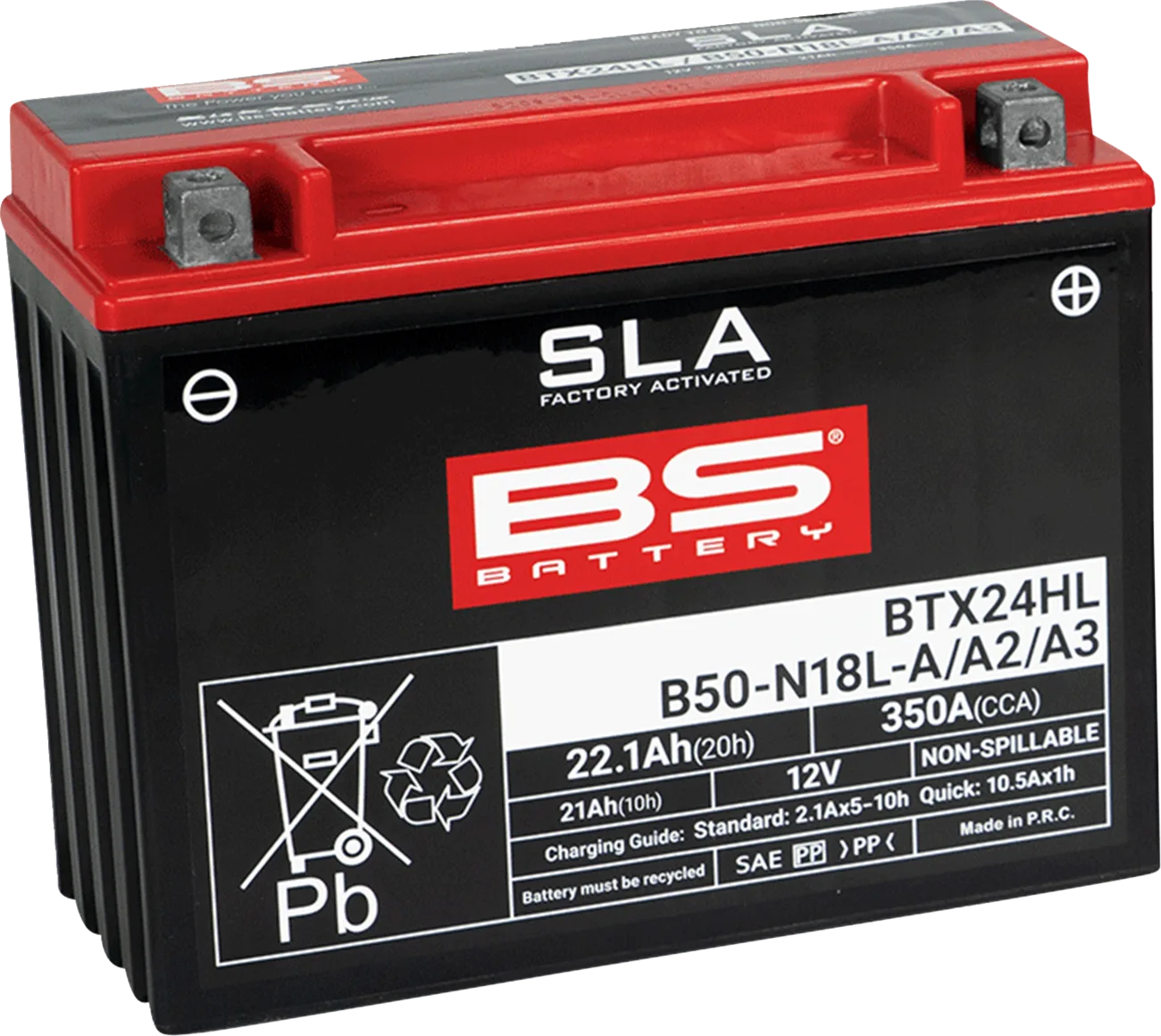 SLA Factory- Activated AGM Maintenance-Free Battery