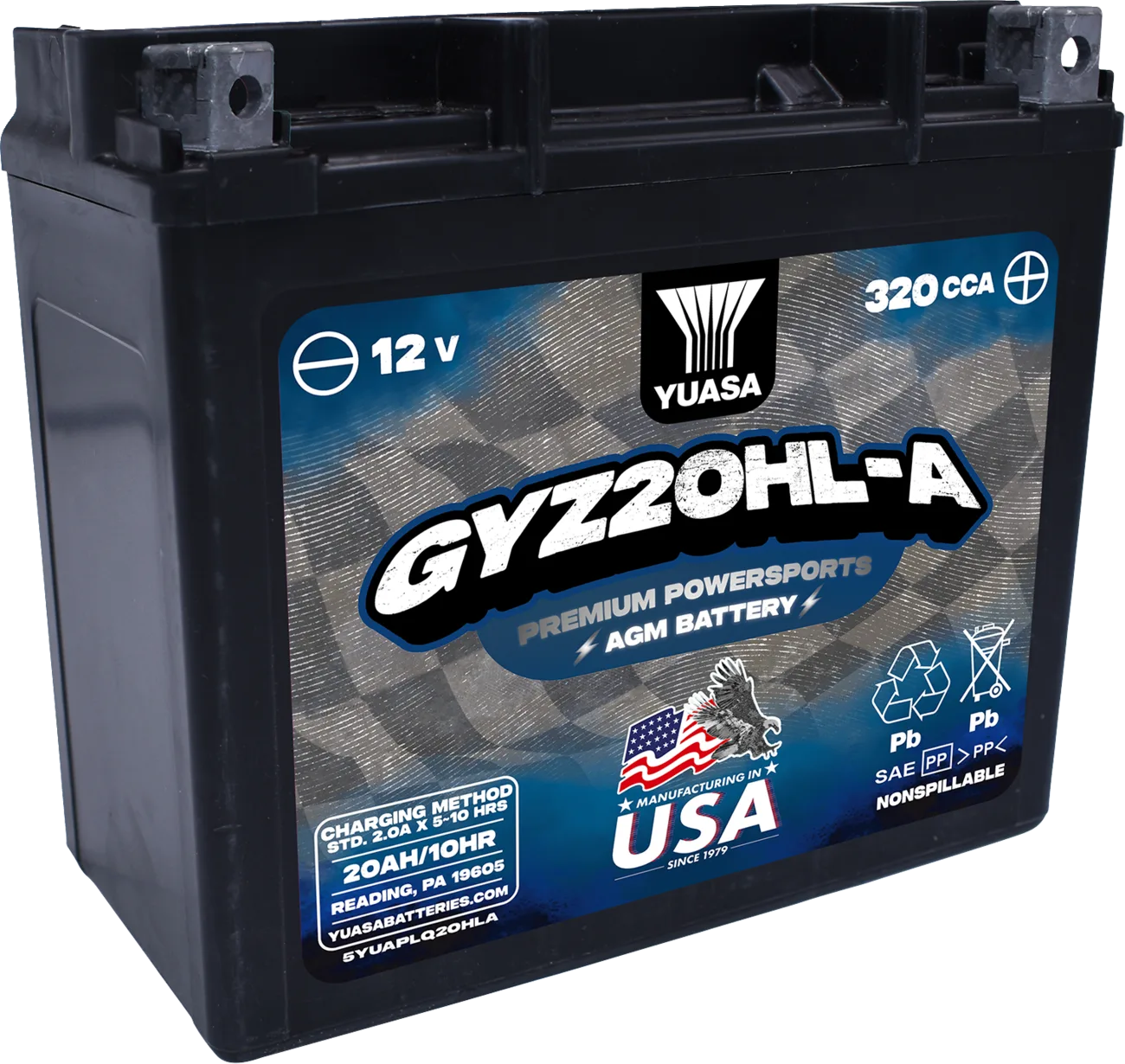 GYZ Factory-Activated AGM Maintenance-Free Battery
