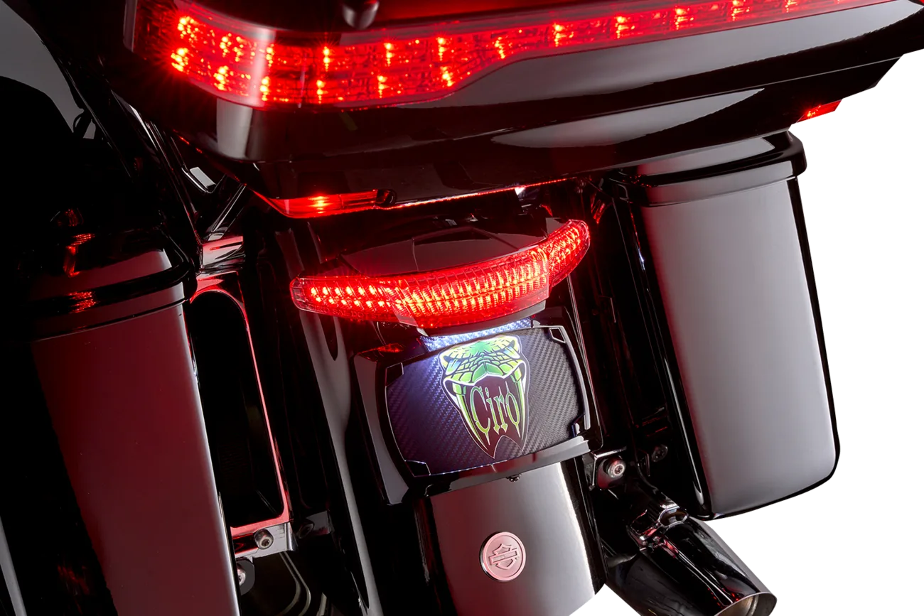 Latitude Tail Light & License Plate Mount with Lightstrike™