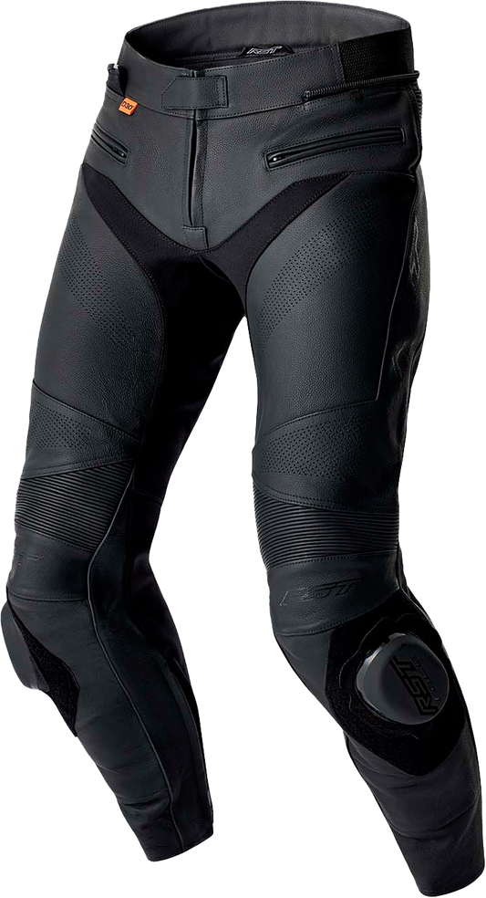 S1 D3O SL LEATHER PANTS BLACK LG