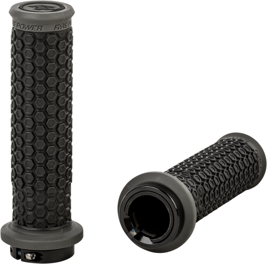 PILOT ATV LOCK-ON GRIPS BLACK/GRAY