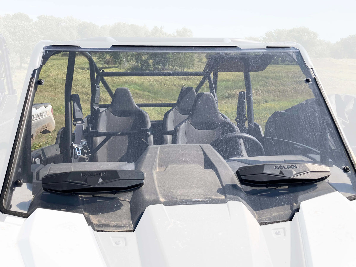 Front Poly Windshield - Full Fixed Vented