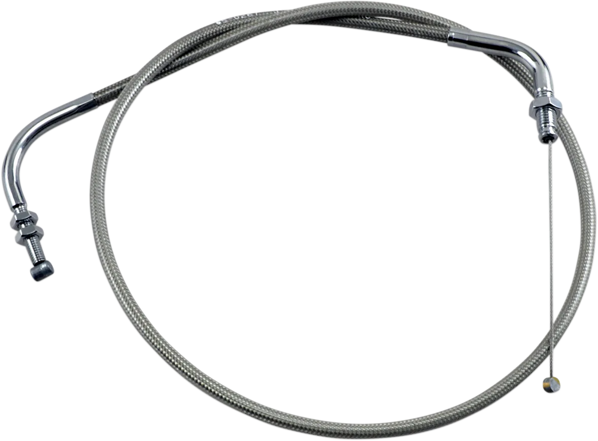Armor Coat Stainless Steel Throttle/Idle Cable for Cruisers
