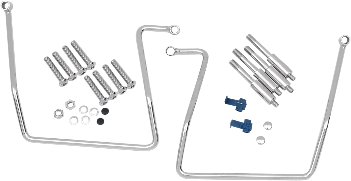 Chrome Saddlebag Support Brackets