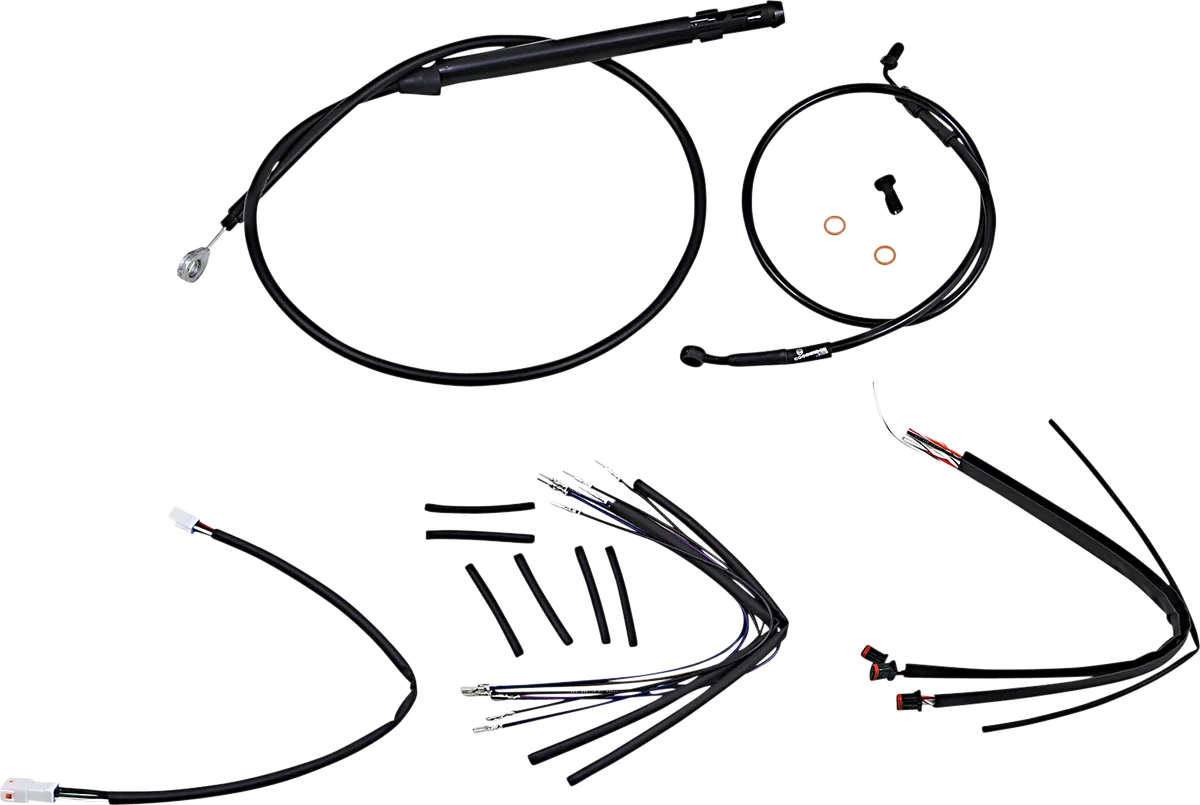 Handlebar Cable and Brake Line Kit for Burly Ape Handlebars