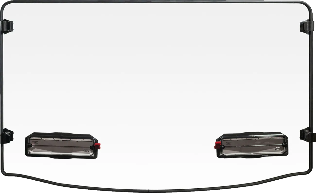 Tool-less Versa-Vent Windshield