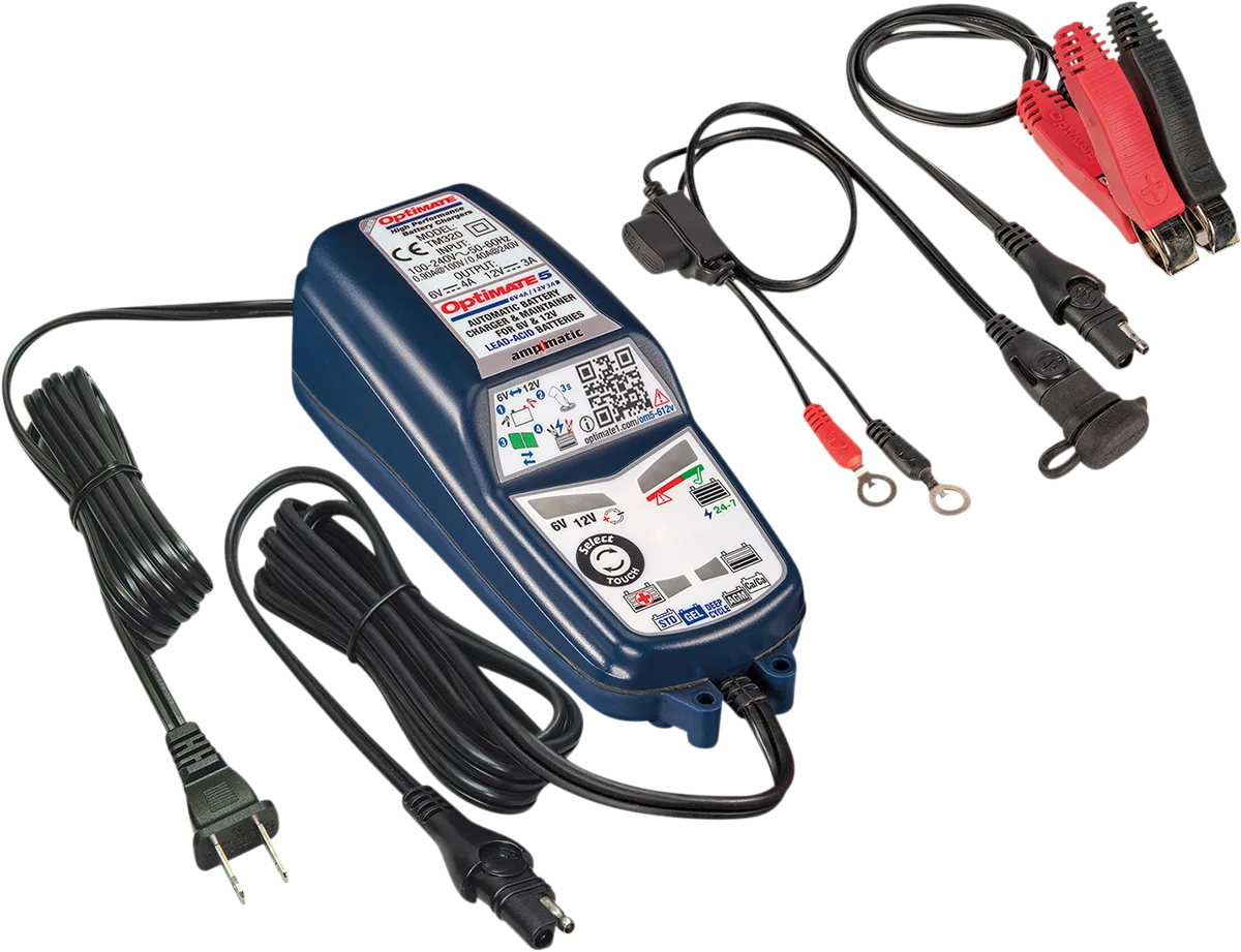 OptiMate™ 5 Select Silver Battery Charger and Maintainer
