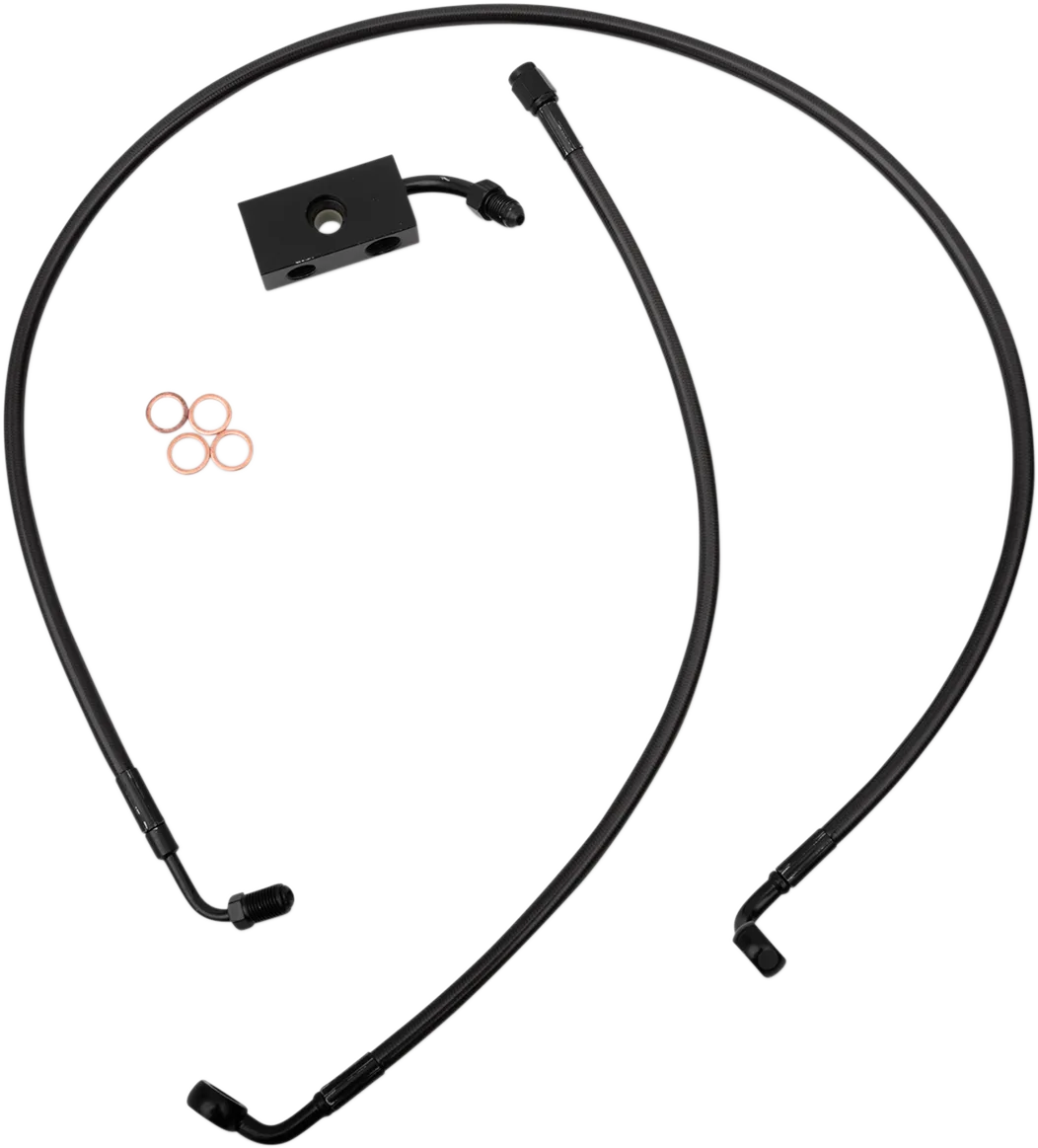 Midnight Braided Brake Line Kit