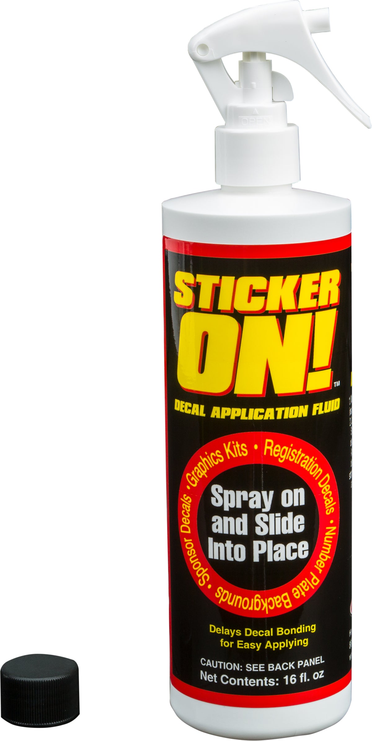 Sticker-On/Sticker-Off Fluid