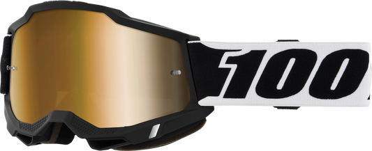 ACCURI 2 GOGGLE BLCK001 TRUE GOLD MIRROR LENS