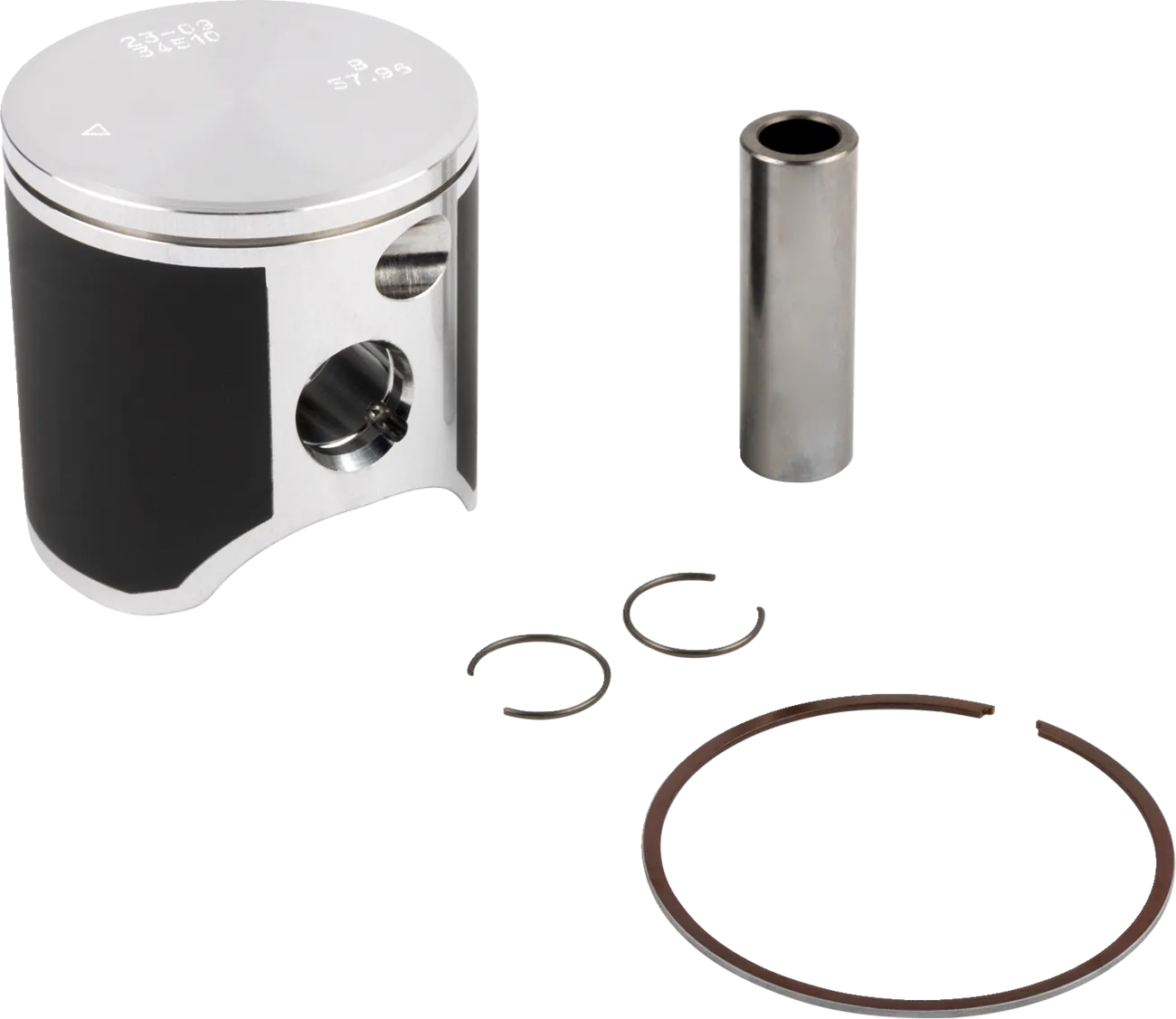 Piston Kit Cast Big Bore for 2-Stroke