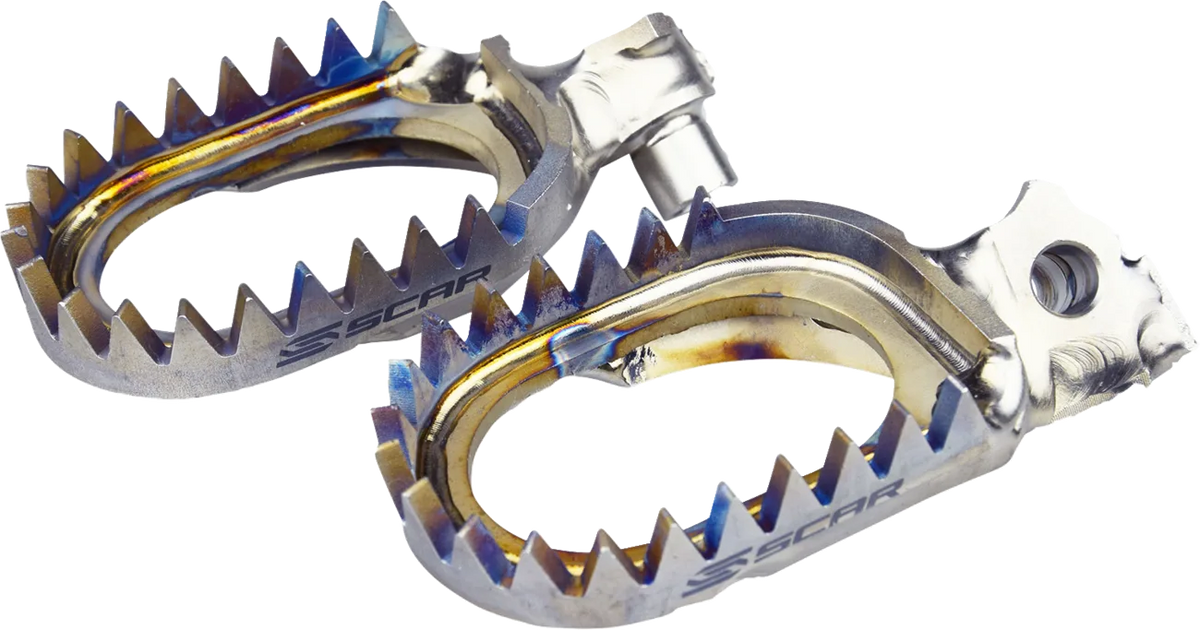 Anti-Mud Titanium Foot Pegs