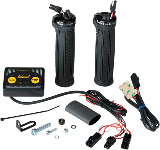Clamp-On Dual Zone Heated Grip Kit for ATVs