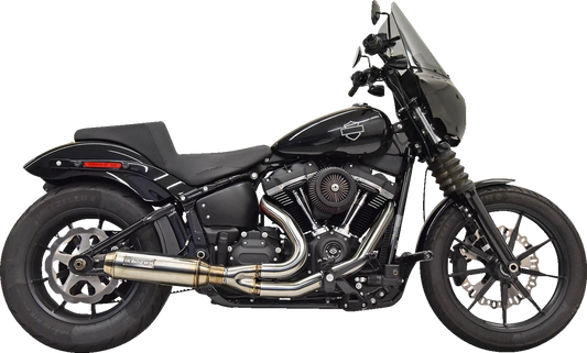 2-into-1 Super Bike Exhaust System with 4" Muffler