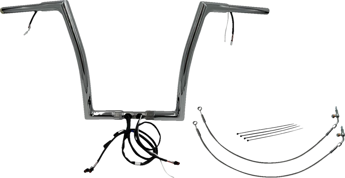 EZ Install Wired 1-1/4" Flat Top Handlebar Kit