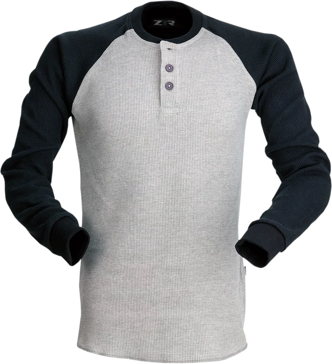Waffle Long-Sleeve Knit Shirt