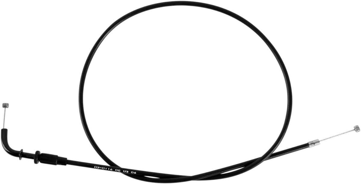 Black Vinyl Throttle Cable