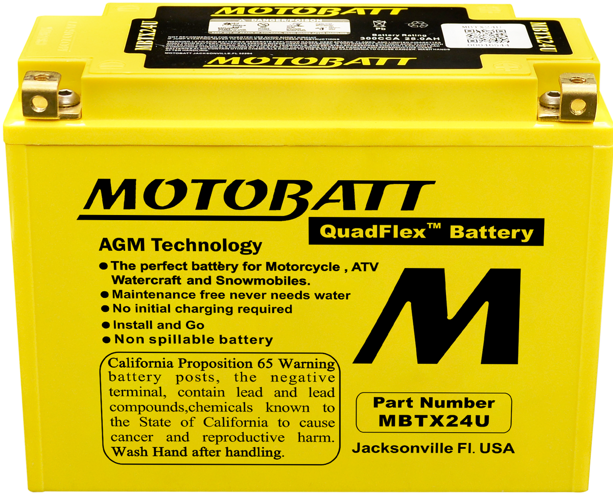 MotoBatt Quadflex AGM Batteries