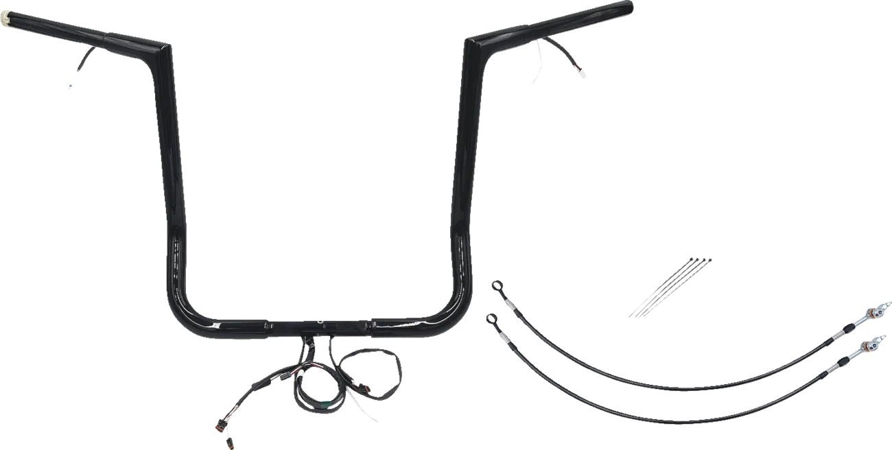 EZ Install Wired 1-1/4" Flat Top Handlebar Kit